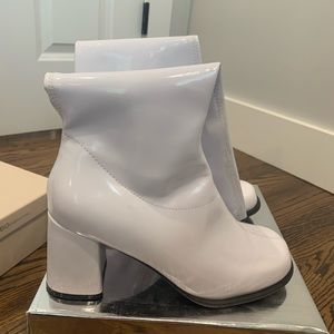 Ellies white gogo boots